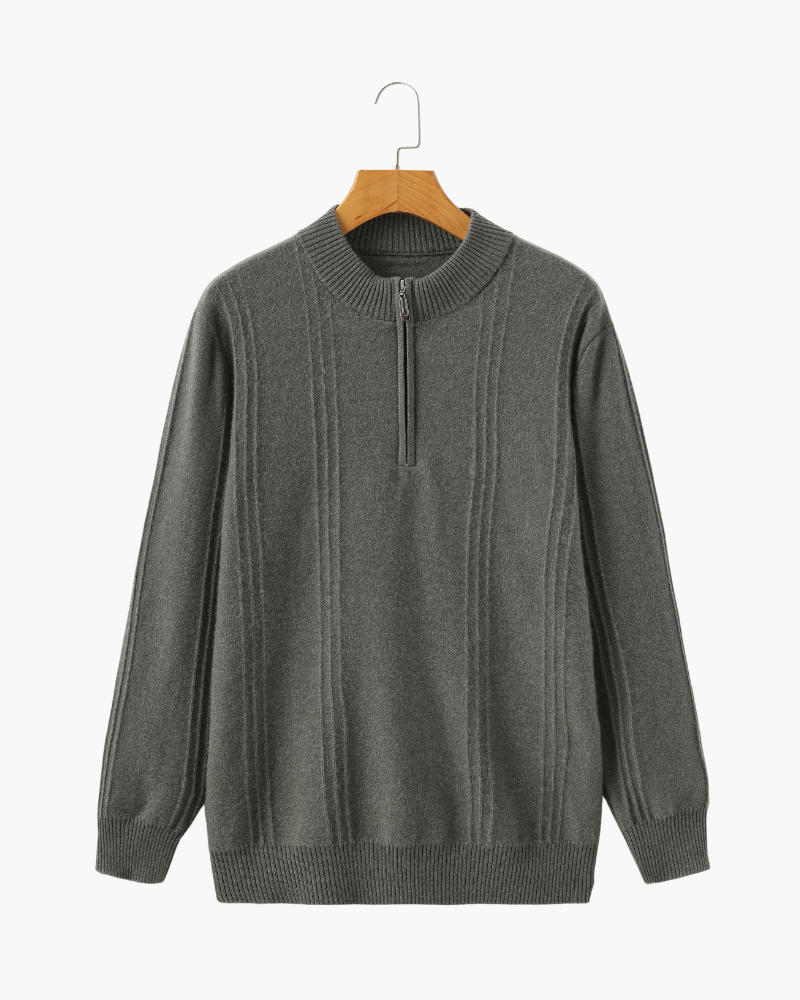Cashmere Half-Zip Sweater
