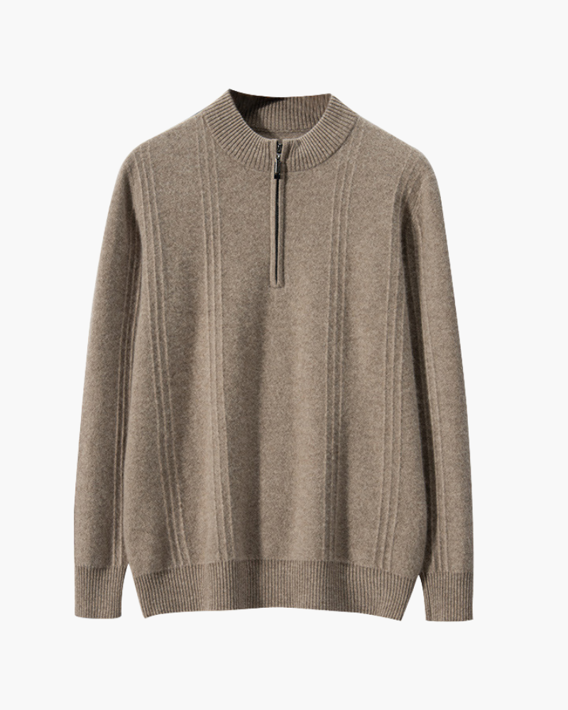 Cashmere Half-Zip Sweater