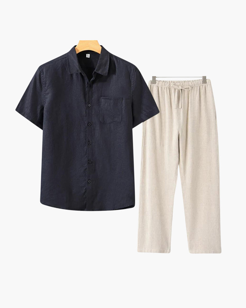 Old Money Linen Combo (Short sleeve)