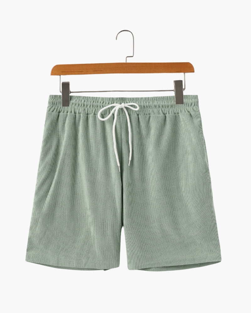 Seastride Ribbed Linen-Blend Shorts