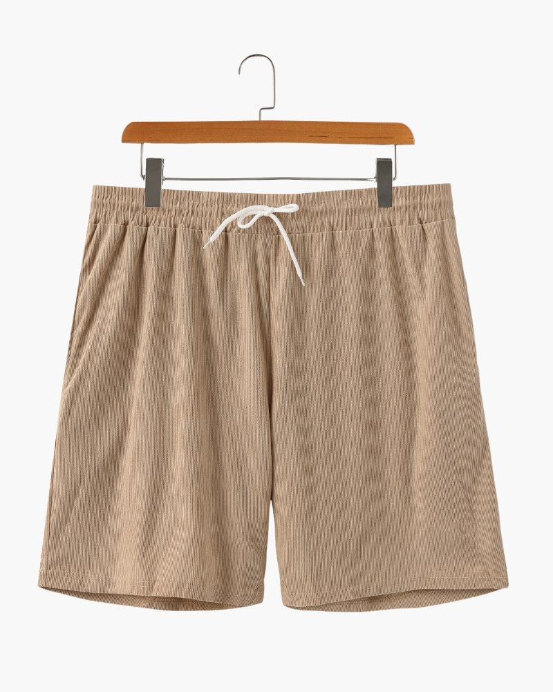 Seastride Ribbed Linen-Blend Shorts