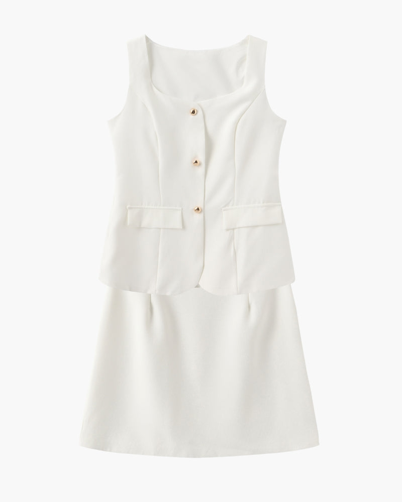 Valencia Vest Dress Set