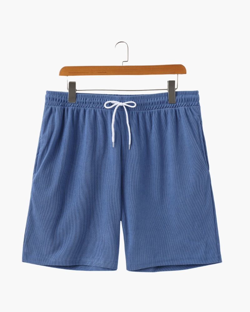Seastride Ribbed Linen-Blend Shorts