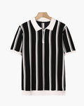 Modena Polo Striped Half-Zip