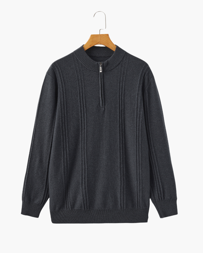 Cashmere Half-Zip Sweater