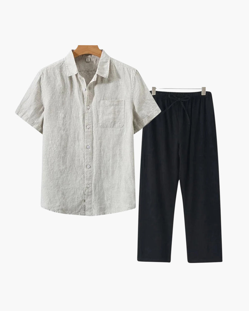 Old Money Linen Combo (Short sleeve)