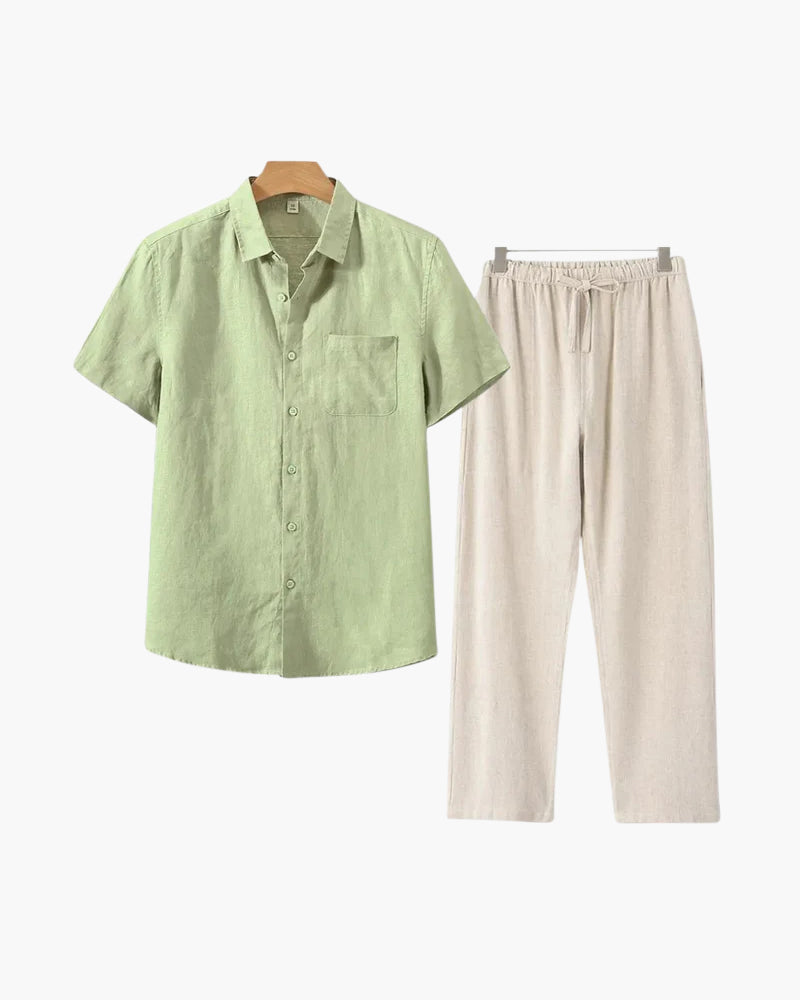 Old Money Linen Combo (Short sleeve)