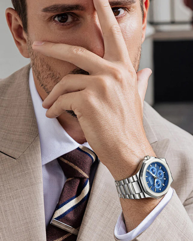 Stainless Steel Watch – Luxury Quartz Chronograph