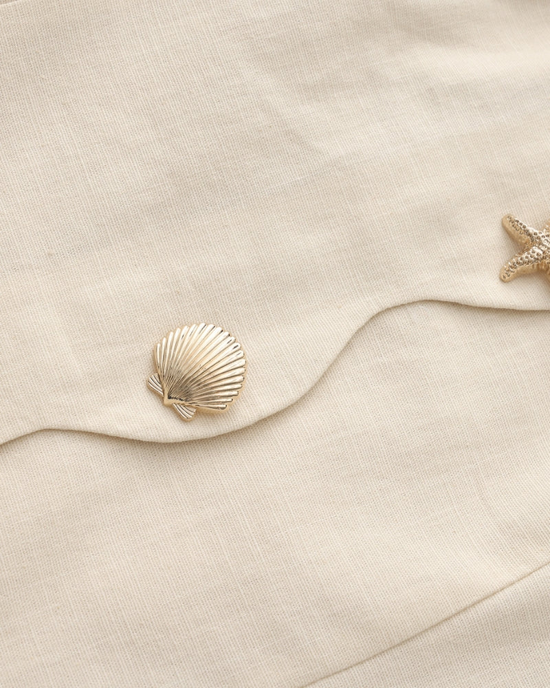 Shellie Button Dress