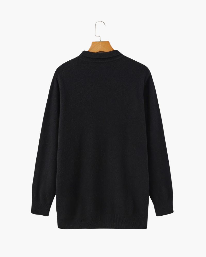 Cashmere Polo Sweater