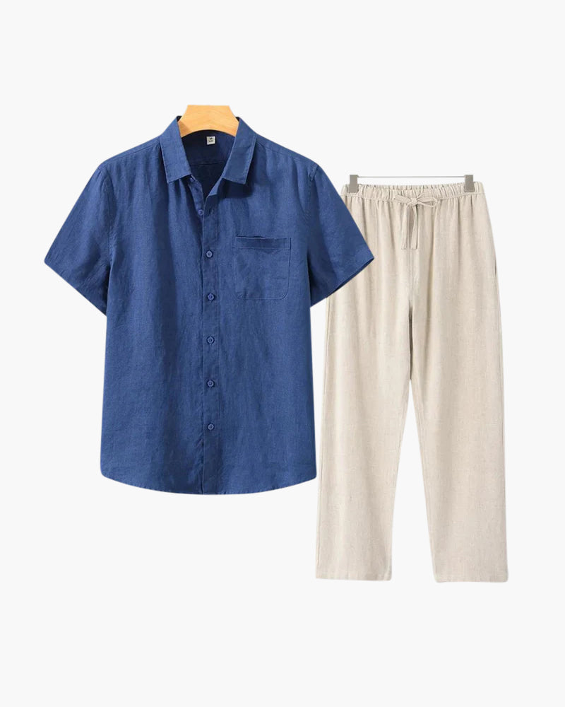 Old Money Linen Combo (Short sleeve)