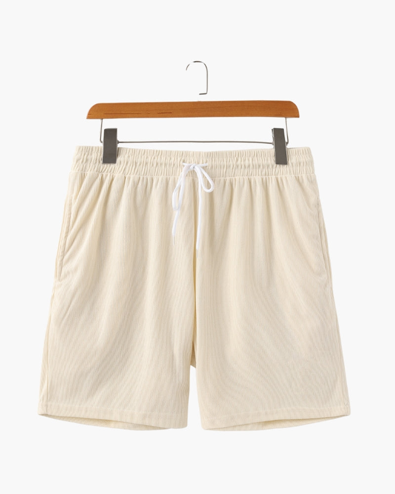 Seastride Ribbed Linen-Blend Shorts