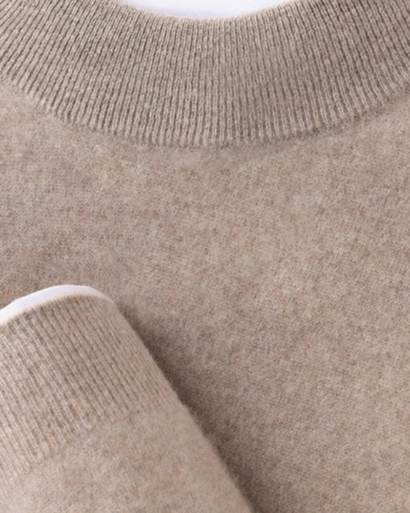 Cashmere Wool Turtleneck Sweater