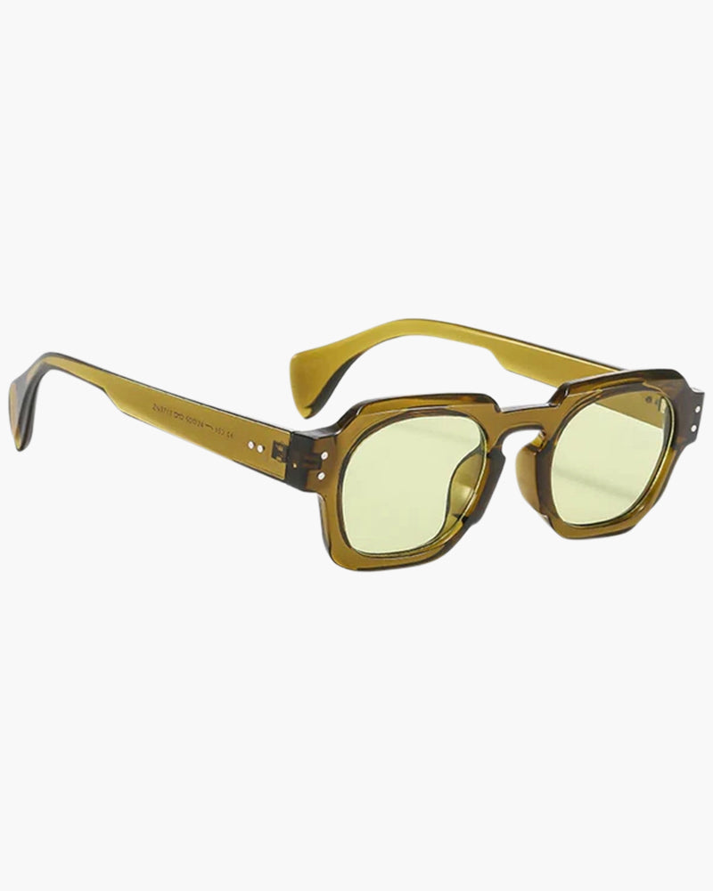 Monaco Retro Square Sunglasses