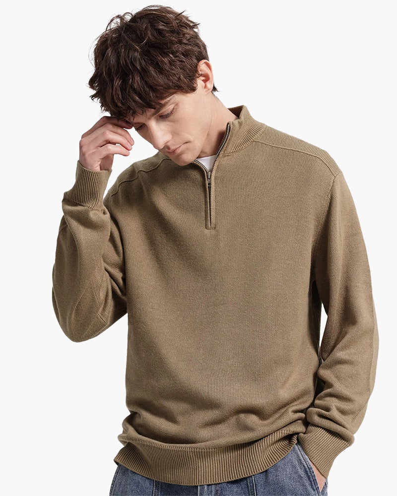 Merino Wool Half-Zip