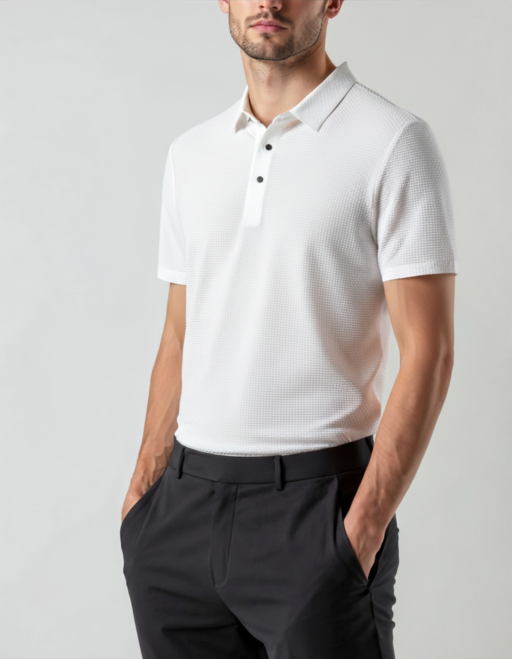 Prestigio Silk Blend Polo (Anti-Wrinkle)