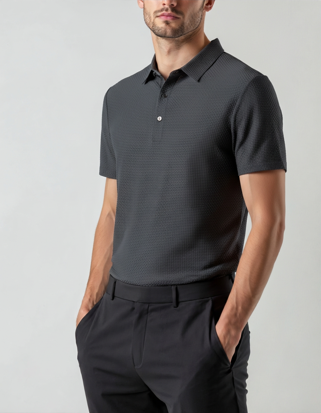 Prestigio Silk Blend Polo (Anti-Wrinkle)
