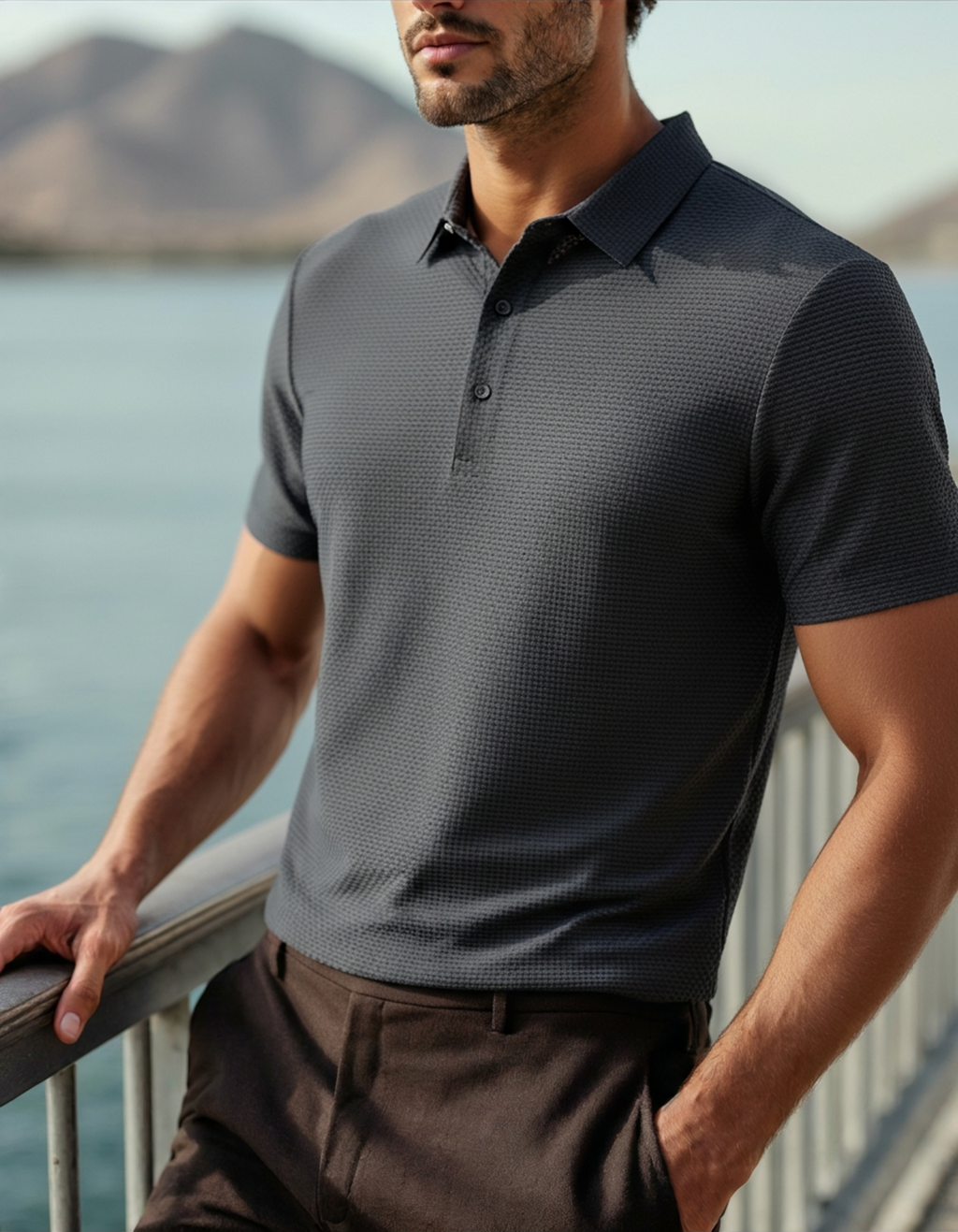Prestigio Silk Blend Polo (Anti-Wrinkle)