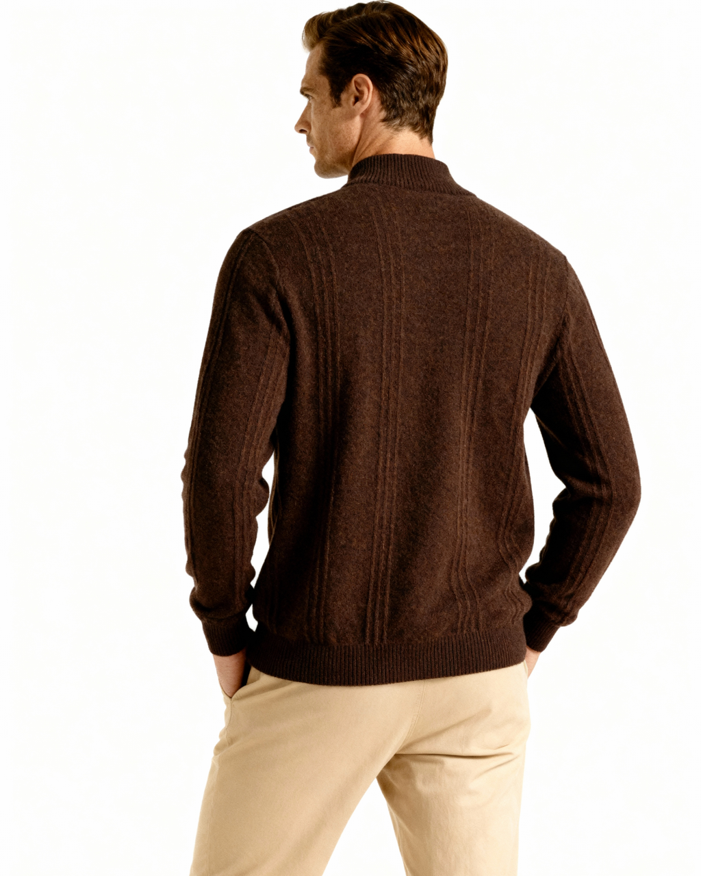 Cashmere Half-Zip Sweater