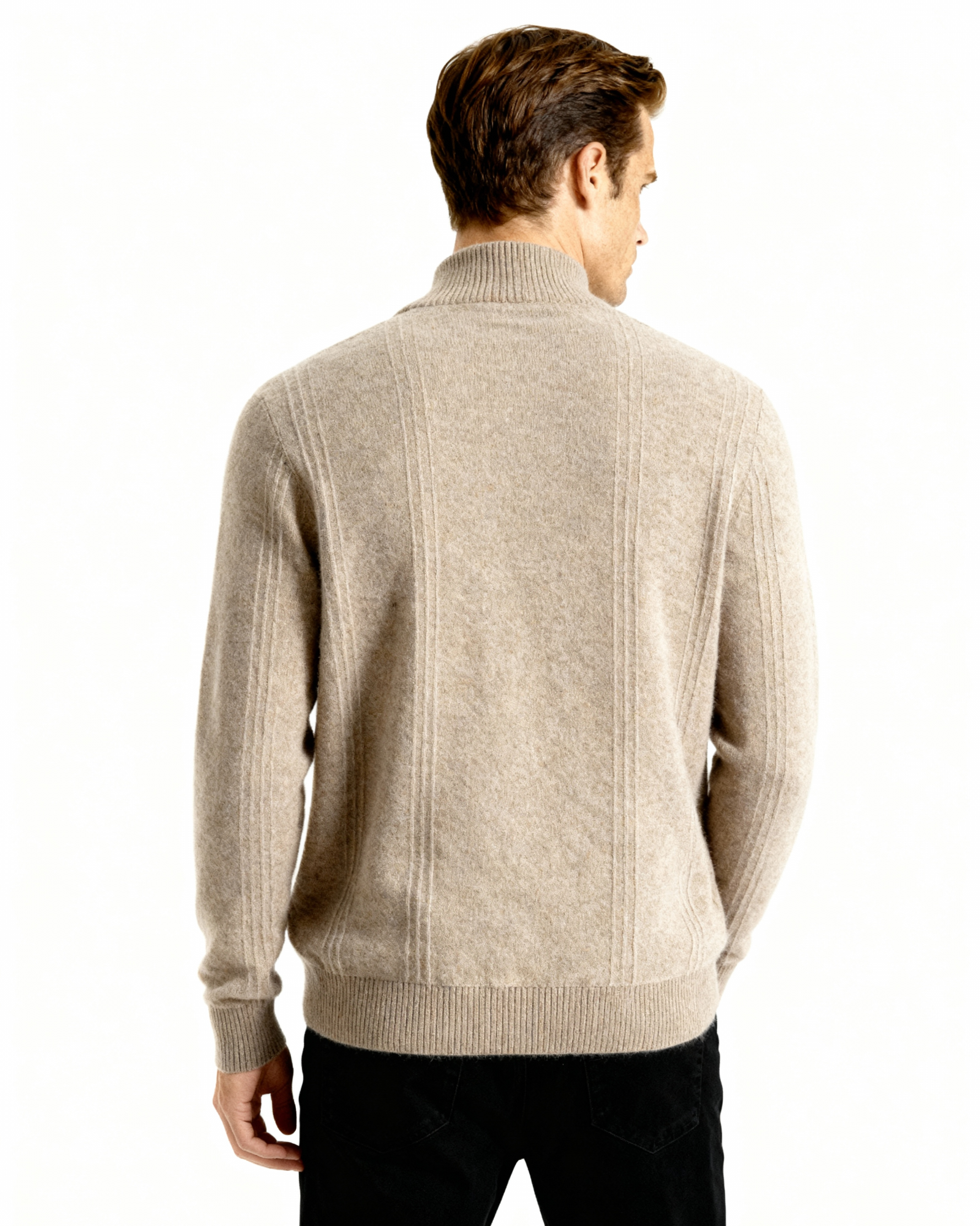 Cashmere Half-Zip Sweater