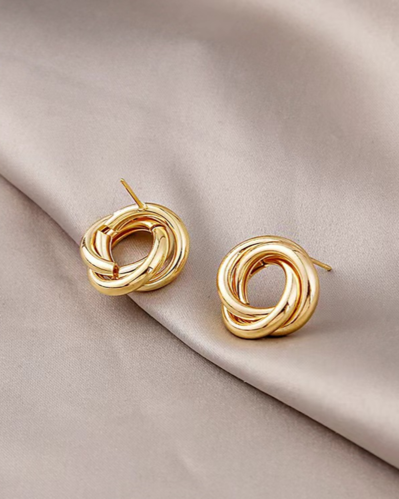 Aurelia Knot Studs Earrings